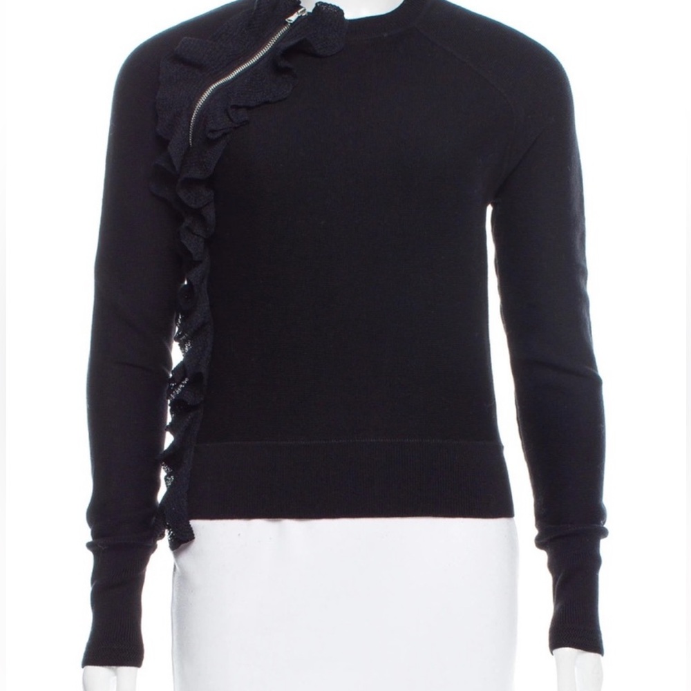 3.1 Phillip Lim zipper ruffle sweater NWOT